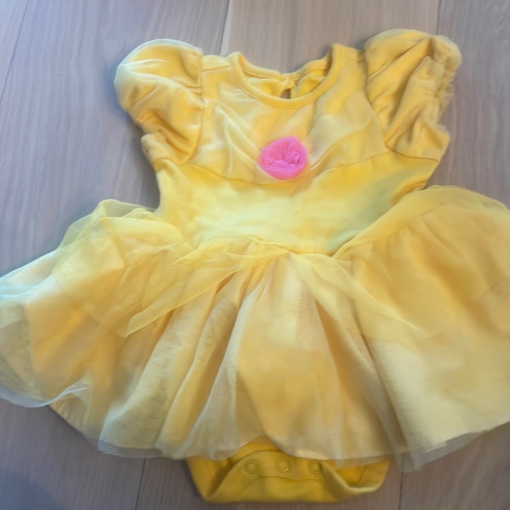 Disney Store Princess Belle costume for 12-18 Mos in excellent condition